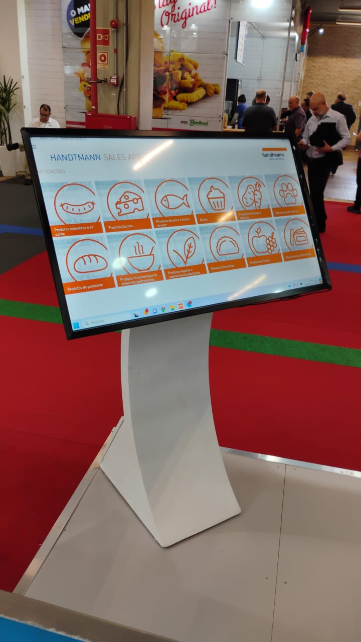 Totem Touch Screen para Divulgação de Marcas em Eventos e Feiras