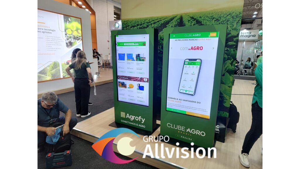 ALUGUEL DE totem touch screen é Painel de LED 2026