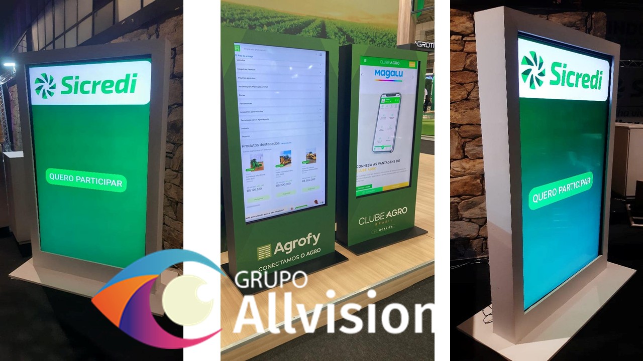 ALUGUEL DE TOTEM TOUCH SCREEN EM 2026 aluguel de painel de led 2026 aluguel de tvs ate 98 polegada 