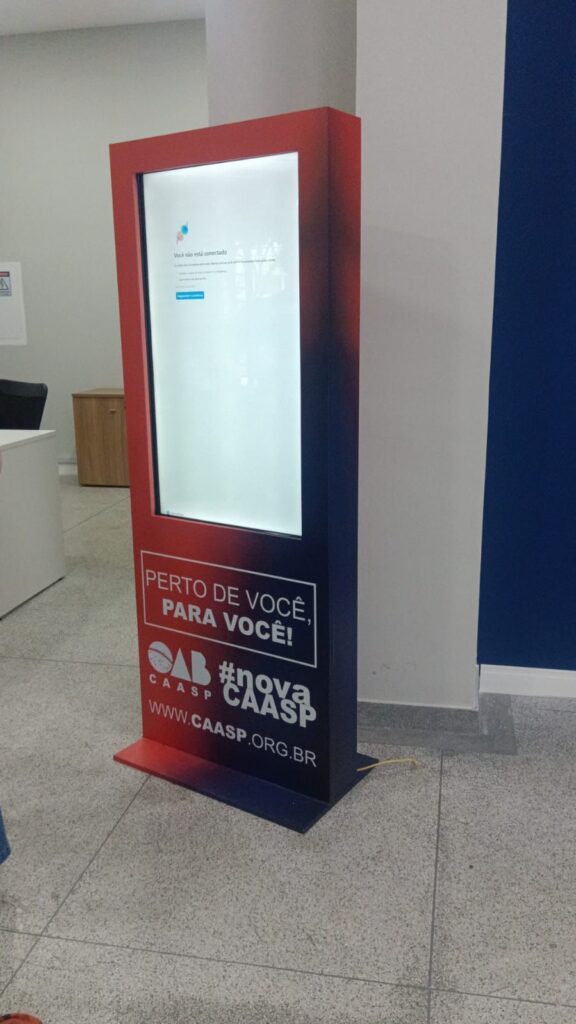 Aluguel de Totem Touch Screen para Exposições e Feiras
