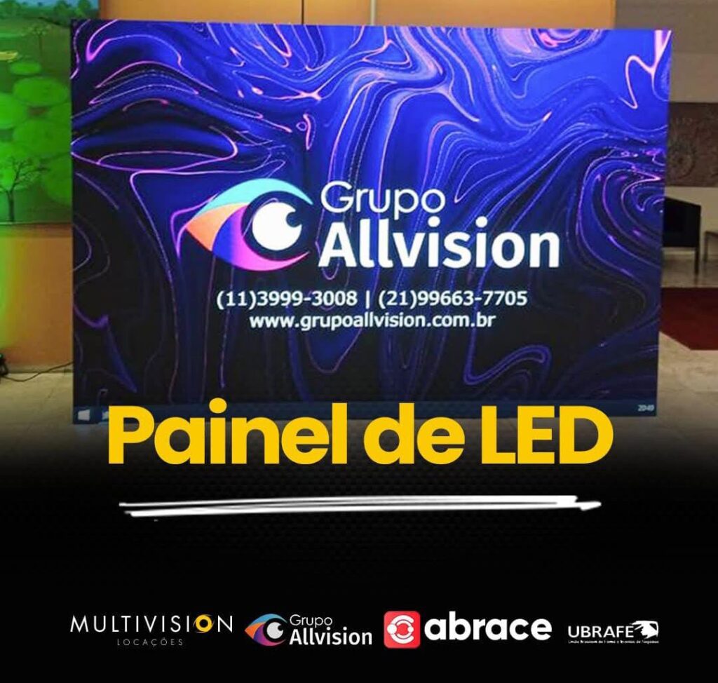 Aluguel de Painel de LED, TVs 4K, Monitores e Touch Screen para Eventos em Belo Horizonte 2026