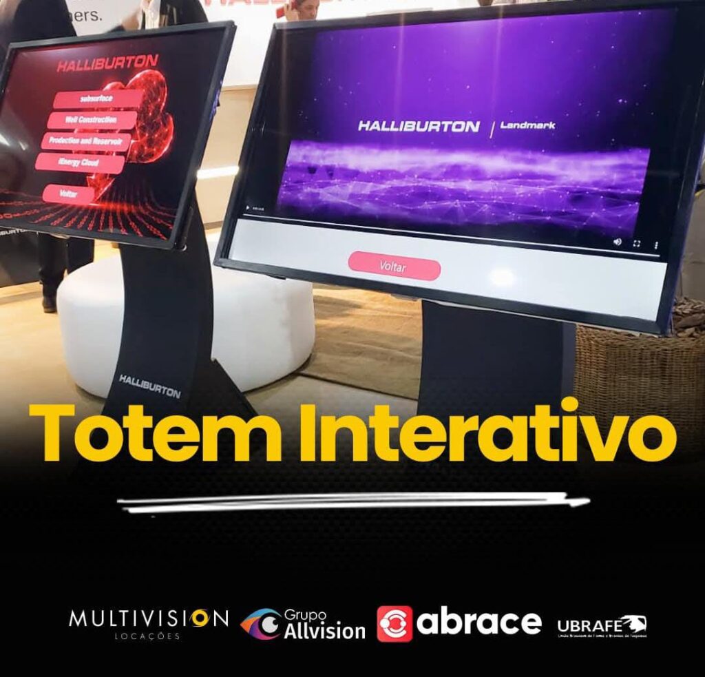 Aluguel de Painel de Led touch screen Totem interativo Tvs, e Holograma 3d em Belo Horizonte 2026