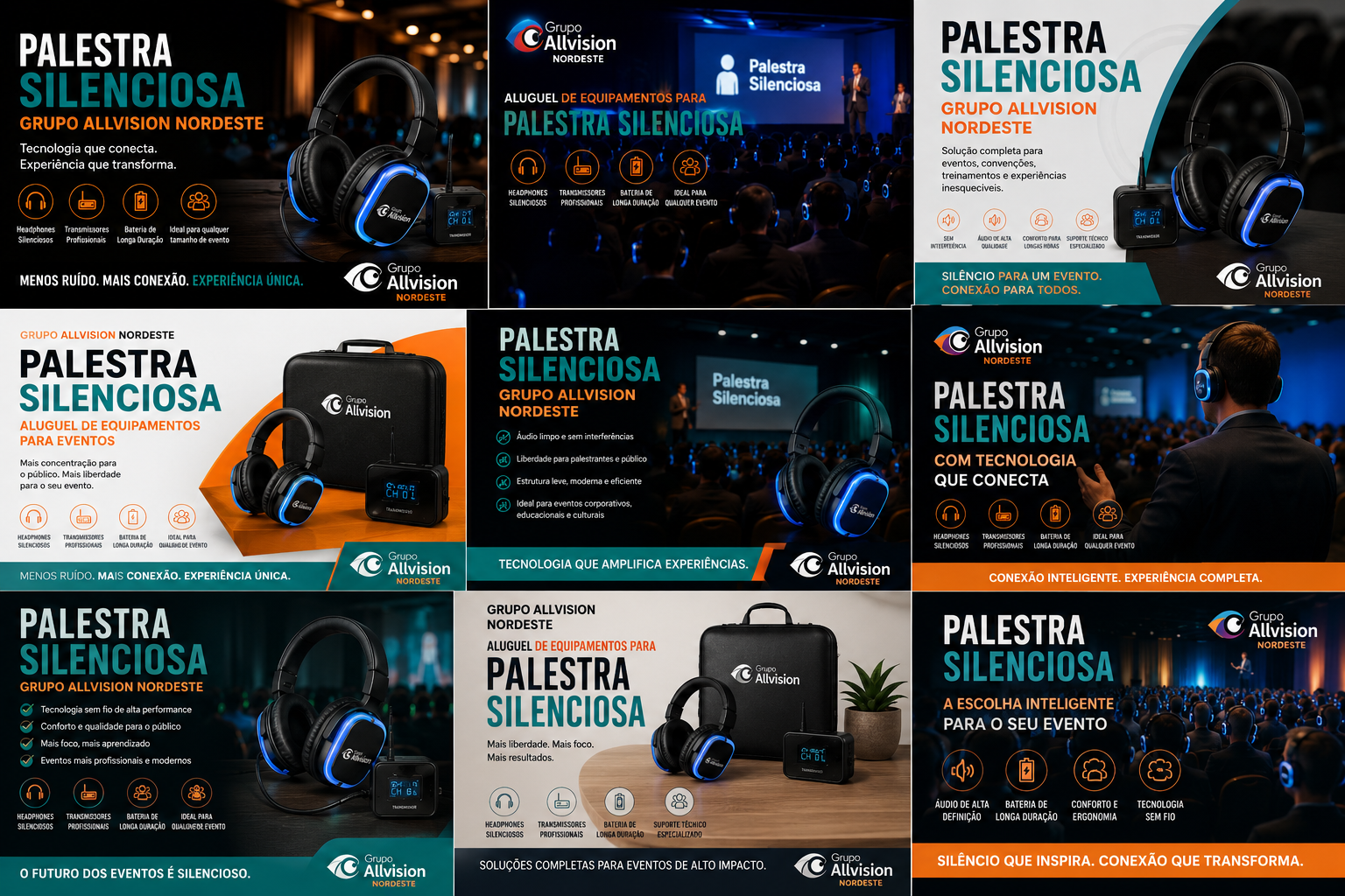 Aluguel de Headsets Palestra Silenciosa Sonorização & Palestra Silenciosa Palestra Silenciosa e Arena Silenciosa EM BELO HORIZONTE MG EM 2026