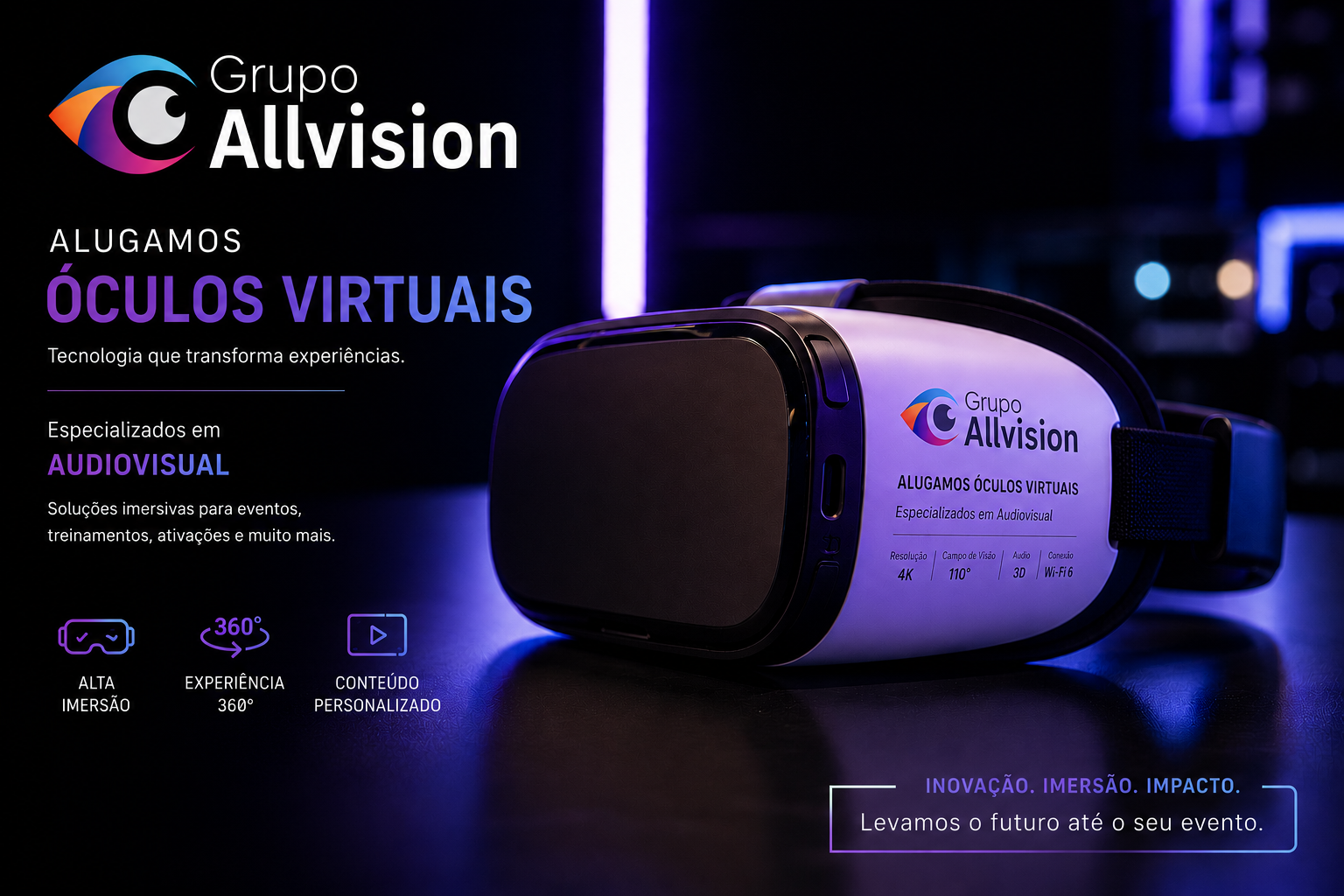 Aluguel de Óculos VR, Totem Touch Screen, Painel de LED e Tela Interativa Touch Screen com Gamificação para a Superminas Food Show 2026 em Belo Horizonte