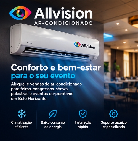 Conforto Térmico para Grandes Eventos: Ar-Condicionado e Climatizadores para Aluguel e Venda em BH